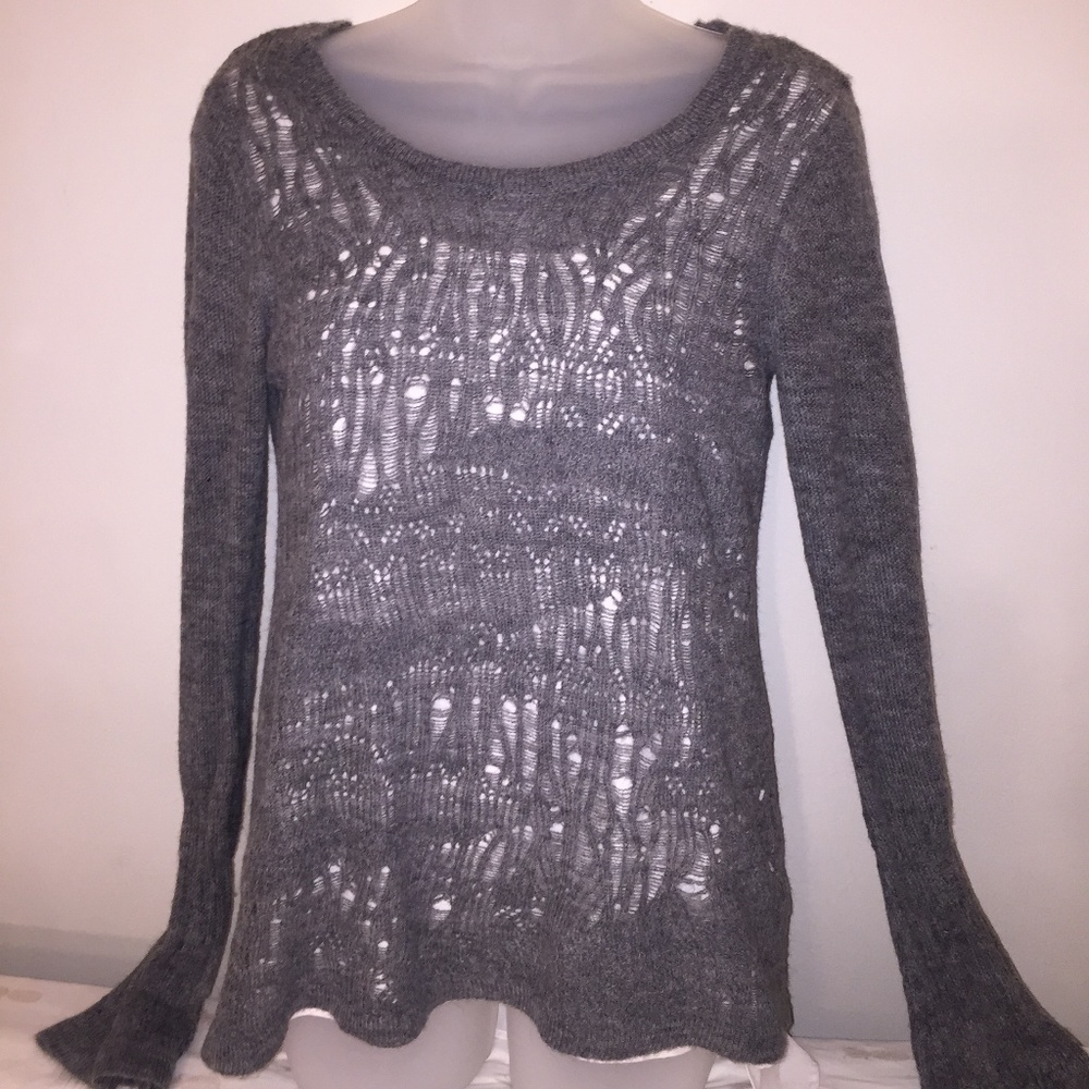 Simply Vera Wang Distressed Long Sleeve